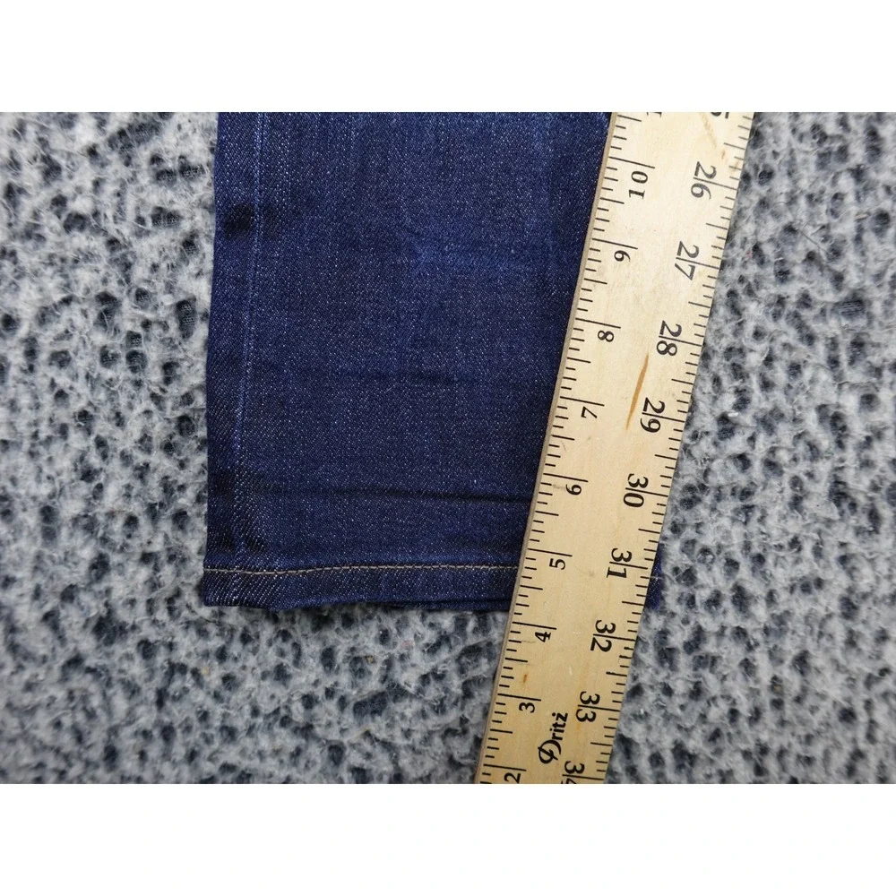 Uniqlo Kaihara Selvedge Jeans Mens 30x34 Blue Slim Fit Heavy Fade 321-447649
